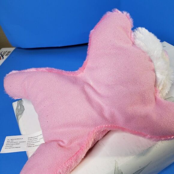 Cute Pink Laying Bunny Rabbit Plush 9" Stuffed Animal Easter Basket Lying - Picture 4 of 11